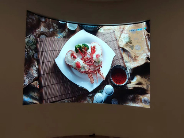 景谷室内P2.5弧形LED屏