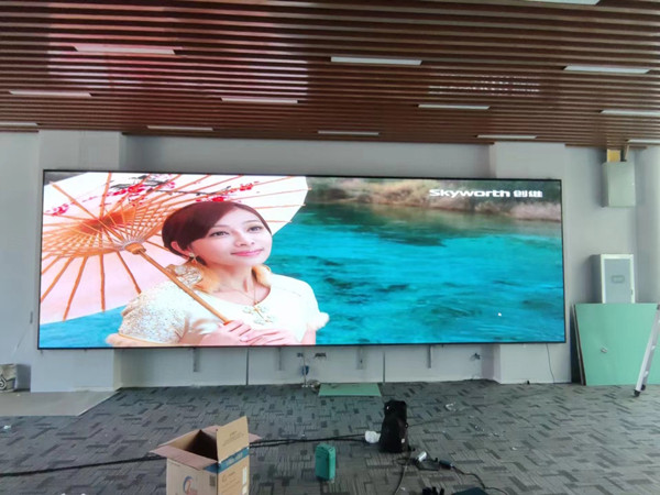 景谷P1.53led小间距屏安装案例